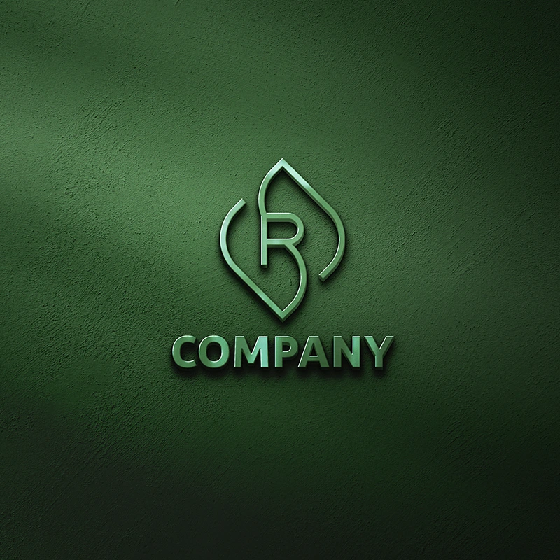 Creative letter R company logo template design (2)