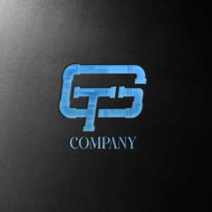 Modern flat gt letter logo template (2)