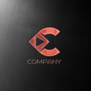 Professional colored C letter logo template design (2)