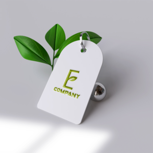Abstract leaf logo with e letter template design (5)